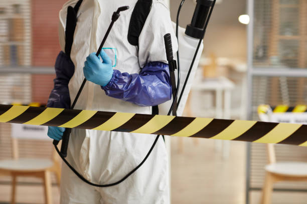 Professional Biohazard technician working in Miami Beach, FL